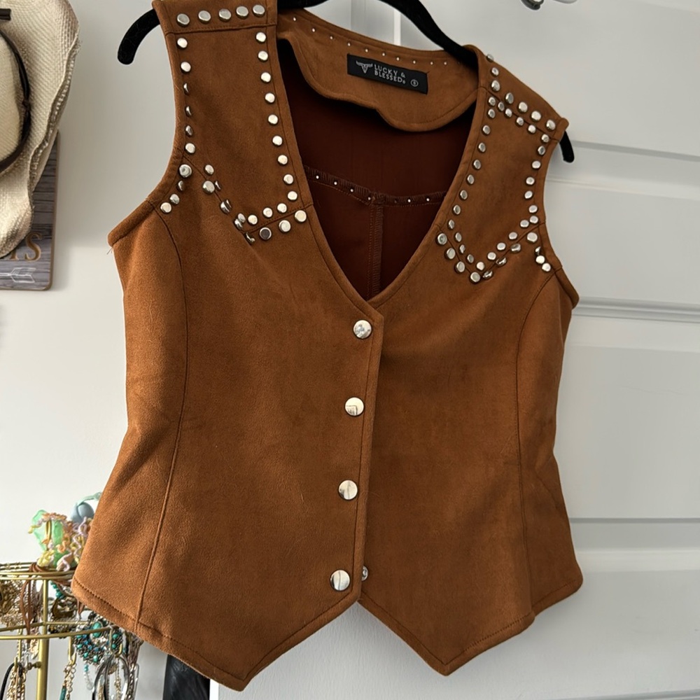 Lucky and blessed vest.